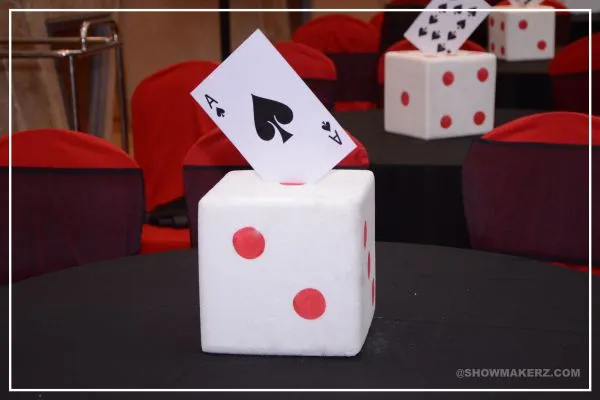 casino theme decoration