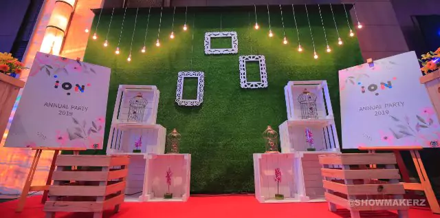 eco friendly design and decoration for corporate events