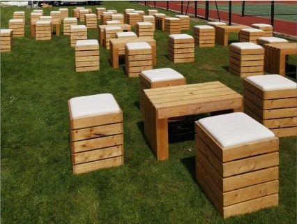 pallet furniture on rent