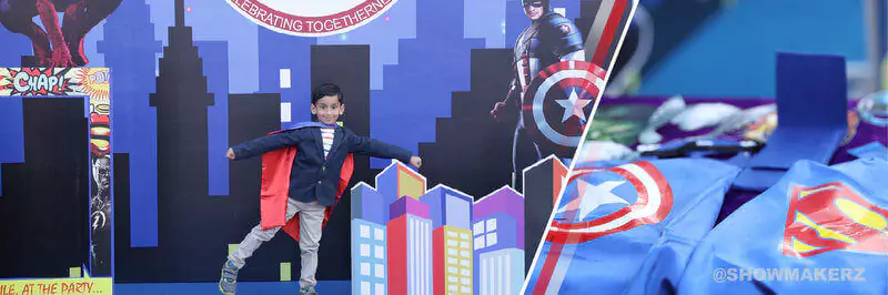 Superhero Theme Family Day Event