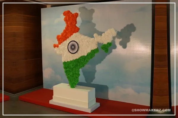 Independence day office decoration