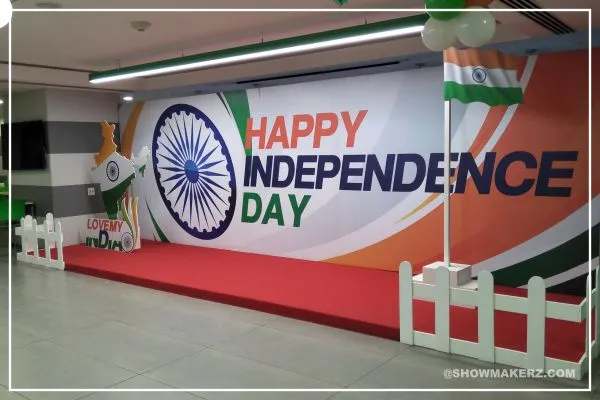 Independence day office decoration